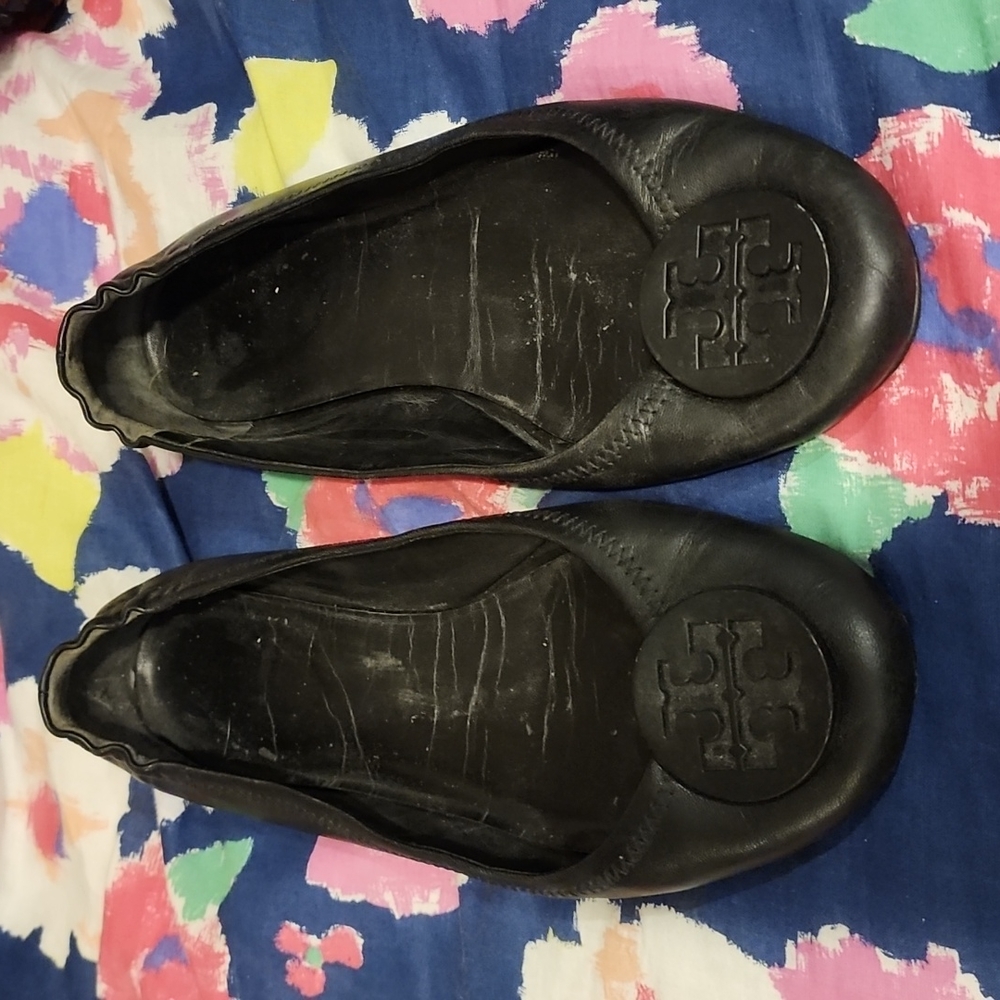 In used condition Tory Burch ballerina flats
